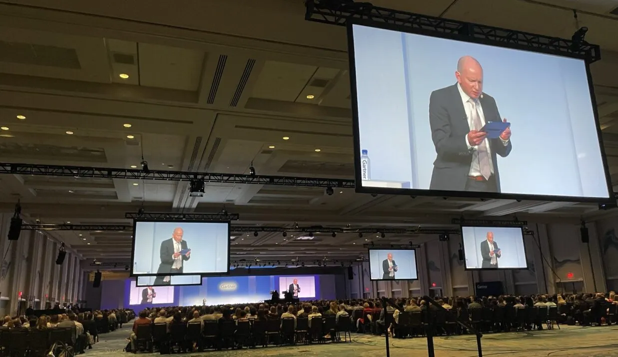 Gartner’s VP Analyst Tom Enright presents on day one of the Gartner Supply Chain Symposium/Xpo™ as the opening keynote in the session, “Move to Drive—Owning Supply Chain’s Value.”