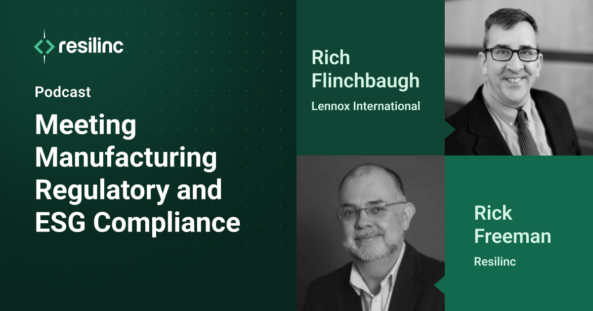 Podcast | Meeting manufacturing regulatory and ESG compliance